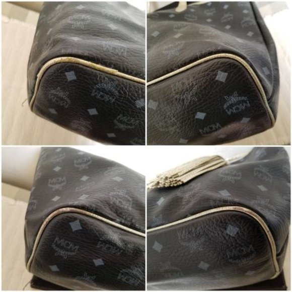 MCM With Dust Shopper Style Black Tote - Picture 4 of 8
